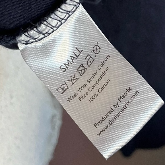 Temperley London • Navy Blue Satin V Neck Blouse - Picture 6 of 6